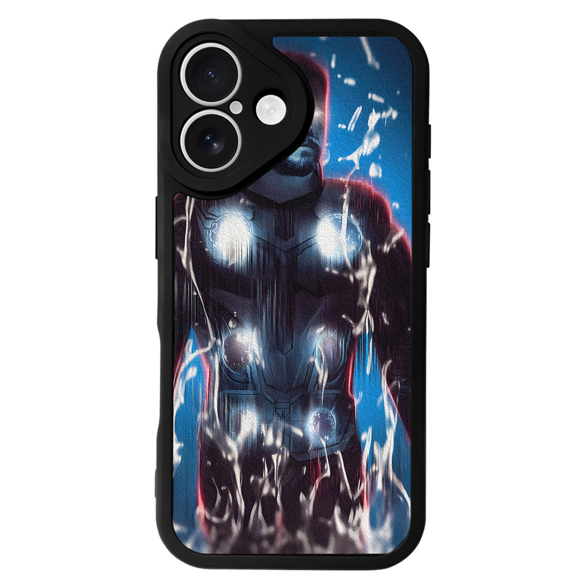 （画像用） アベンジャーズ The Avengers 【iPhone 16シリーズ対応】シリコンスマホケース（レザー調） 材質：シリコン